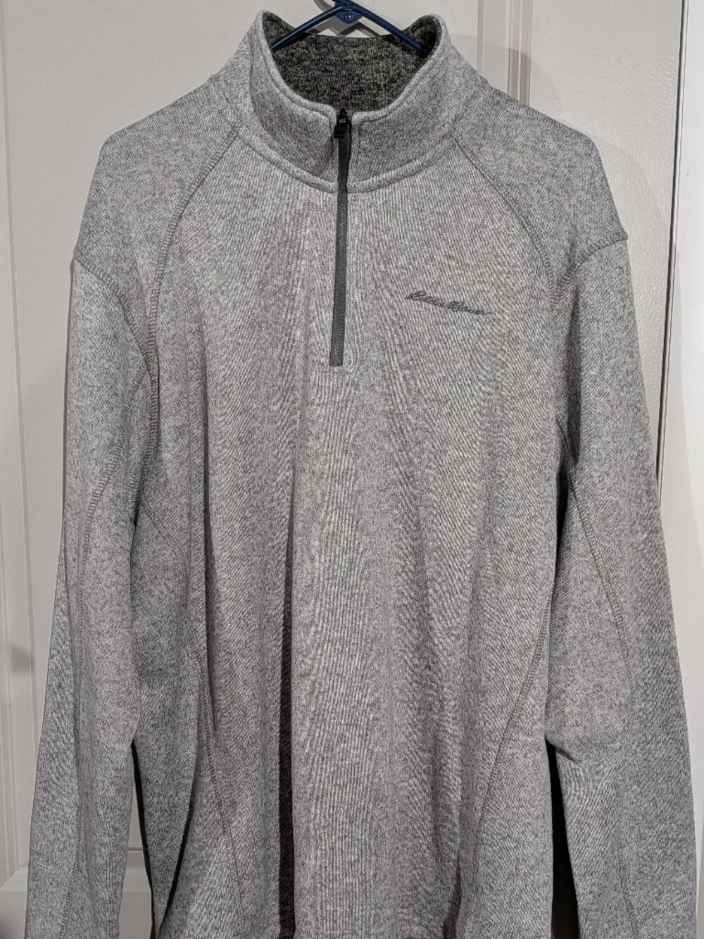 Eddie Bauer Men's Pullover Jacket 1/4 Zip Gray 2XL